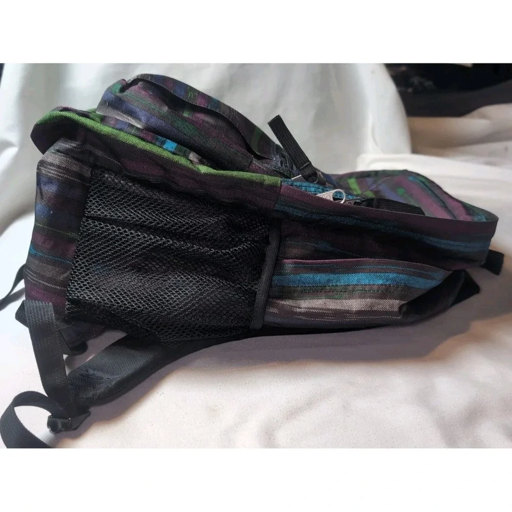 Jansport TDN7 Student Backpack Bookbag Multi Color Stripes 17
